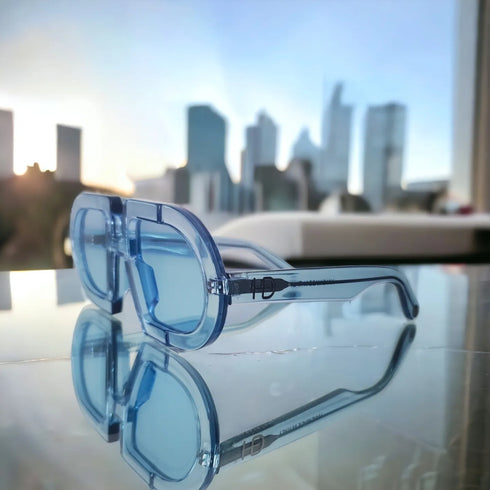 Vibe Cielo Eyewear and Womens Tiffany Blue & White Sneaker Bundle
